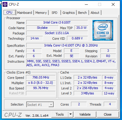 Intel Core i3 6100Tのベンチマーク | ぶ！ログ